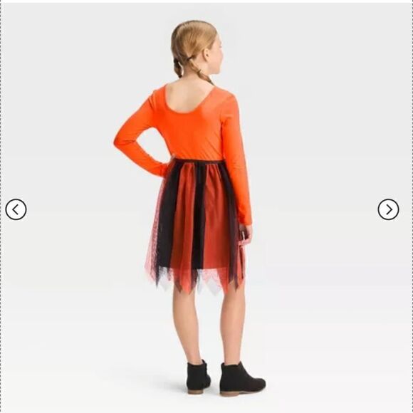 Nwt Girl's Thanksgiving Halloween Pumpkin tutu Dress - Picture 8 of 9